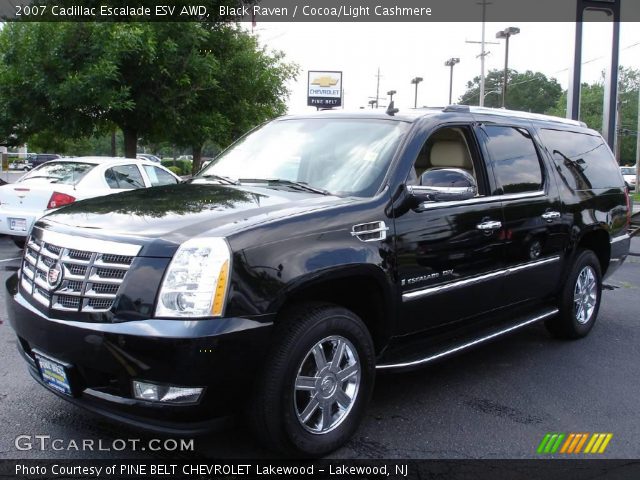 2007 Cadillac Escalade ESV AWD in Black Raven