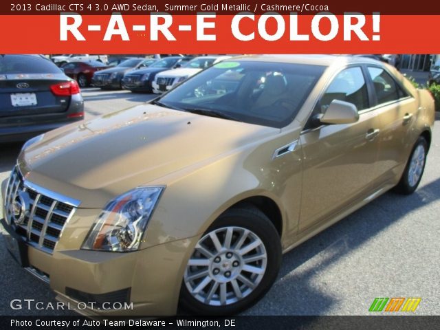 2013 Cadillac CTS 4 3.0 AWD Sedan in Summer Gold Metallic