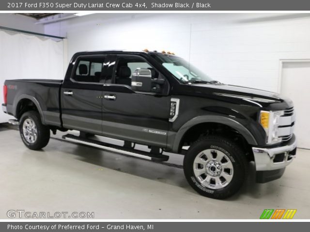 2017 Ford F350 Super Duty Lariat Crew Cab 4x4 in Shadow Black