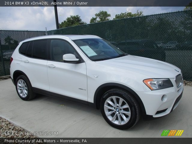 2014 BMW X3 xDrive28i in Alpine White