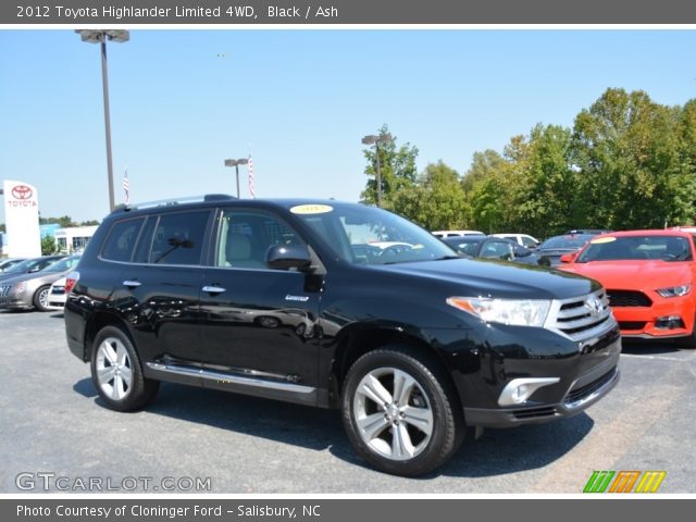 2012 Toyota Highlander Limited 4WD in Black