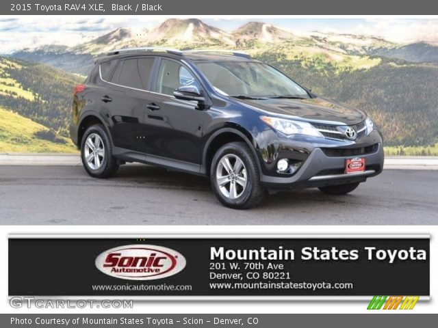 2015 Toyota RAV4 XLE in Black