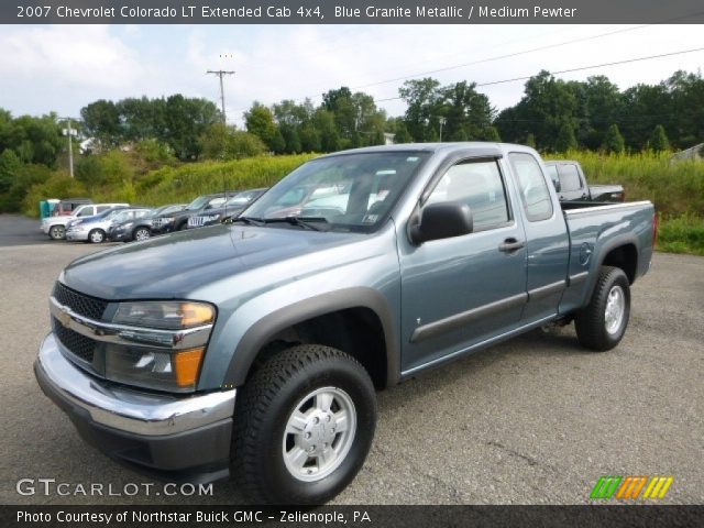 2007 Chevrolet Colorado LT Extended Cab 4x4 in Blue Granite Metallic