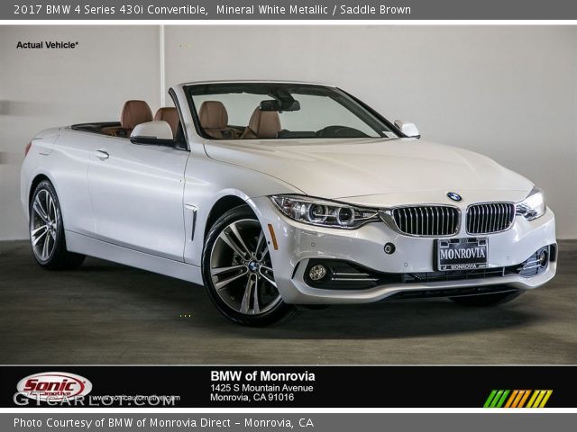 2017 BMW 4 Series 430i Convertible in Mineral White Metallic