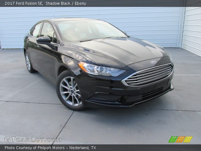 2017 Ford Fusion SE in Shadow Black