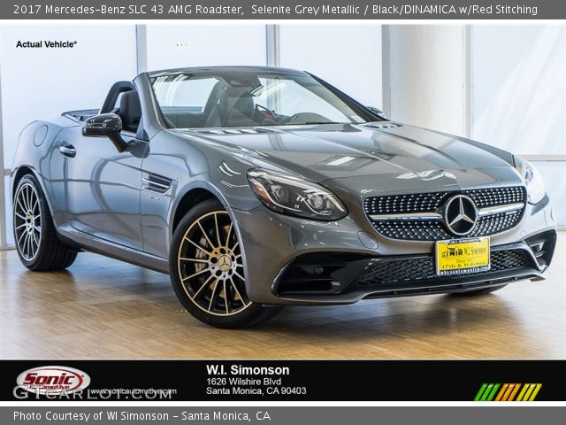 2017 Mercedes-Benz SLC 43 AMG Roadster in Selenite Grey Metallic