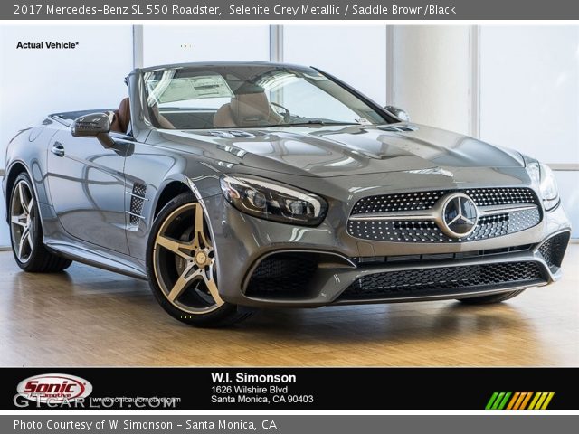 2017 Mercedes-Benz SL 550 Roadster in Selenite Grey Metallic
