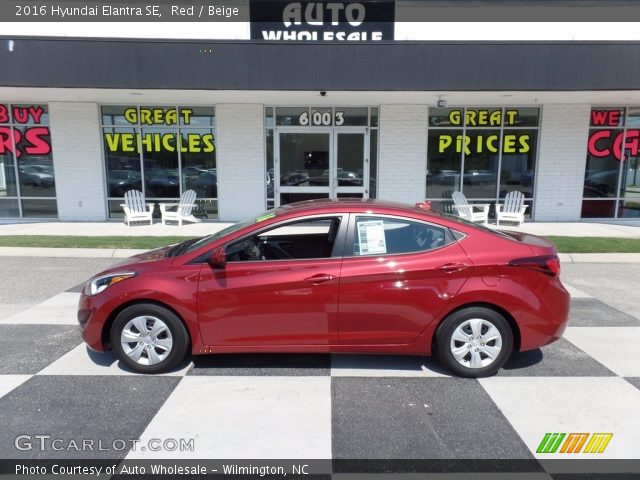 2016 Hyundai Elantra SE in Red