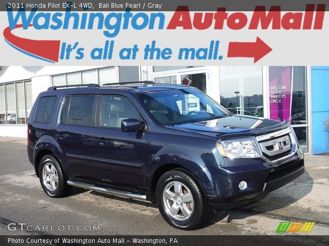 2011 Honda Pilot EX-L 4WD in Bali Blue Pearl