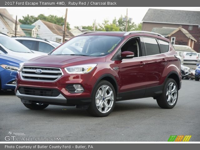 2017 Ford Escape Titanium 4WD in Ruby Red