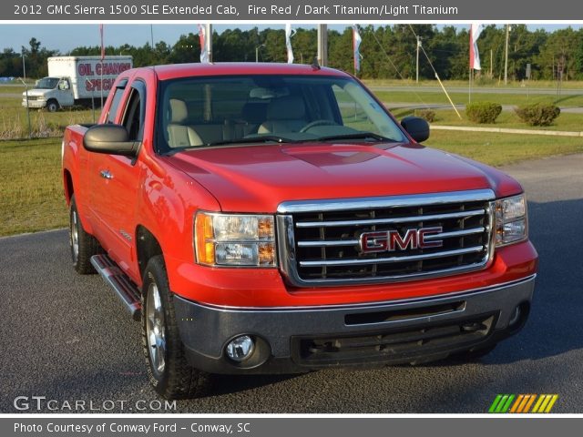 2012 GMC Sierra 1500 SLE Extended Cab in Fire Red