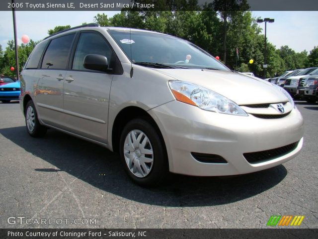 2006 Toyota Sienna LE in Desert Sand Mica