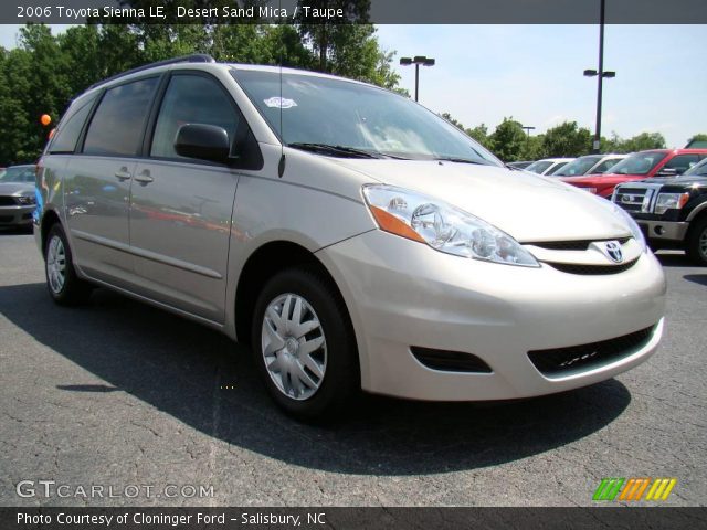 2006 Toyota Sienna LE in Desert Sand Mica