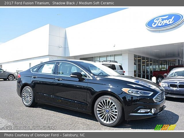 2017 Ford Fusion Titanium in Shadow Black