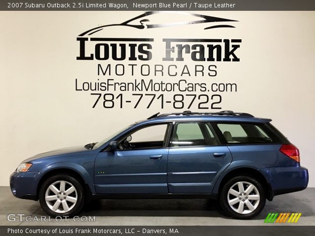 2007 Subaru Outback 2.5i Limited Wagon in Newport Blue Pearl