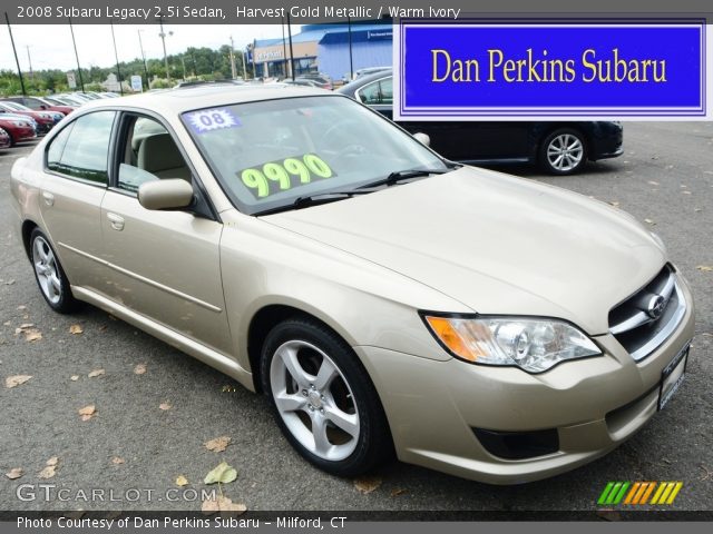 2008 Subaru Legacy 2.5i Sedan in Harvest Gold Metallic