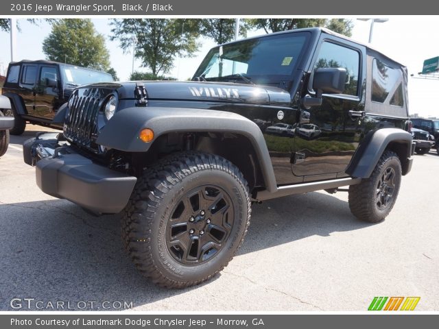 2016 Jeep Wrangler Sport in Black
