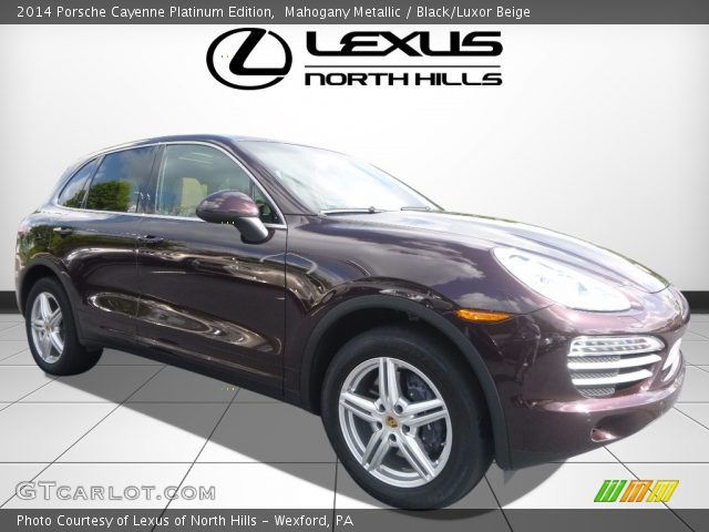 2014 Porsche Cayenne Platinum Edition in Mahogany Metallic