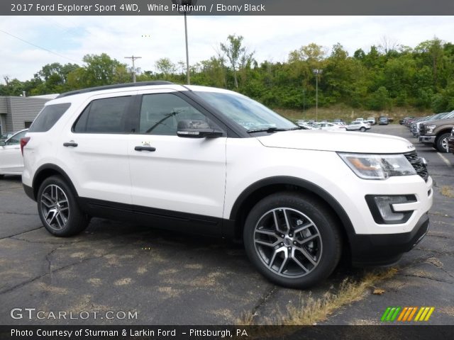 2017 Ford Explorer Sport 4WD in White Platinum