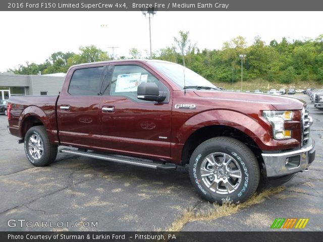 2016 Ford F150 Limited SuperCrew 4x4 in Bronze Fire