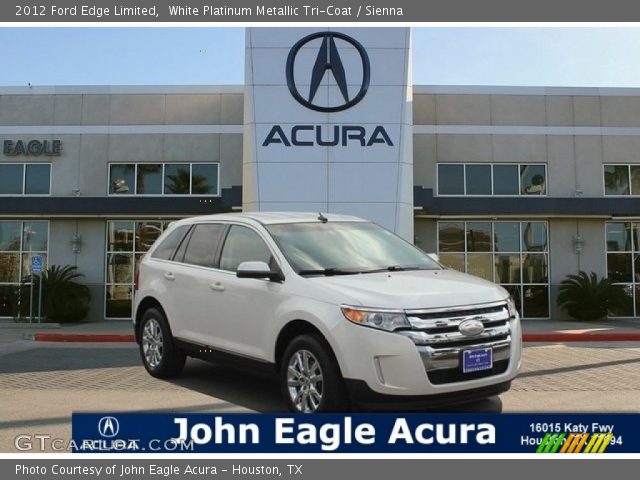 2012 Ford Edge Limited in White Platinum Metallic Tri-Coat