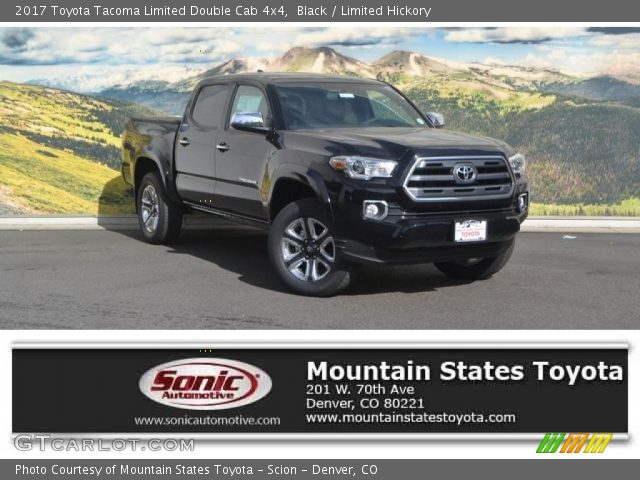 2017 Toyota Tacoma Limited Double Cab 4x4 in Black