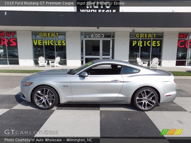 2016 Ford Mustang GT Premium Coupe in Ingot Silver Metallic