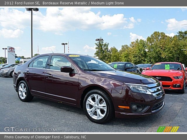 2012 Ford Fusion SE in Bordeaux Reserve Metallic