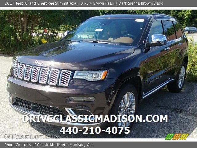 2017 Jeep Grand Cherokee Summit 4x4 in Luxury Brown Pearl
