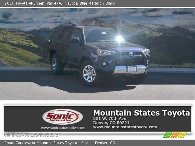 2016 Toyota 4Runner Trail 4x4 in Nautical Blue Metallic