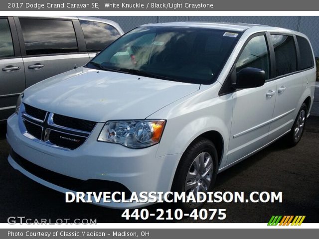 2017 Dodge Grand Caravan SE in White Knuckle