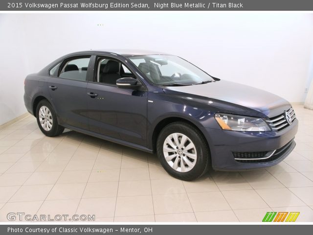 2015 Volkswagen Passat Wolfsburg Edition Sedan in Night Blue Metallic