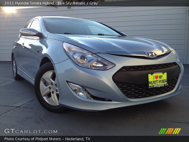 2011 Hyundai Sonata Hybrid in Blue Sky Metallic