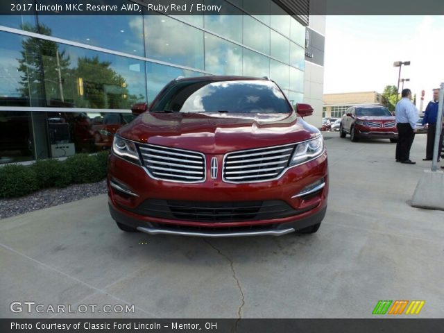 2017 Lincoln MKC Reserve AWD in Ruby Red