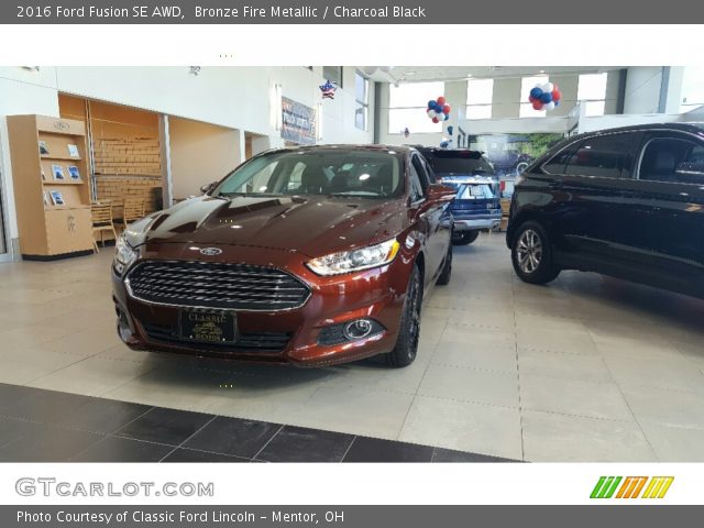 2016 Ford Fusion SE AWD in Bronze Fire Metallic
