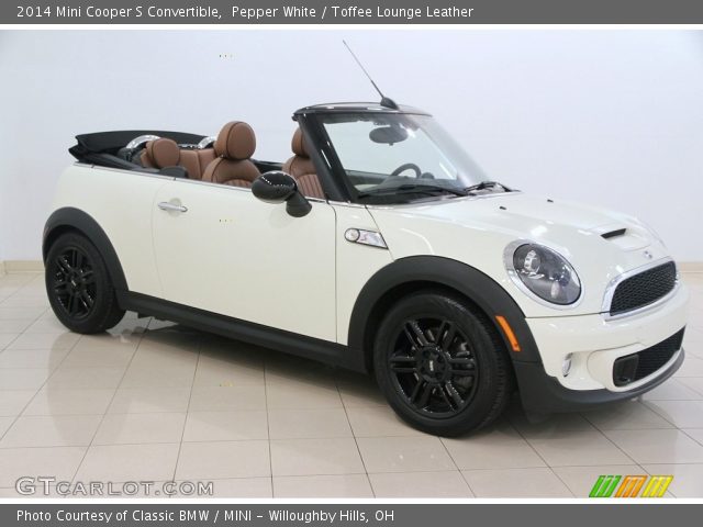 2014 Mini Cooper S Convertible in Pepper White