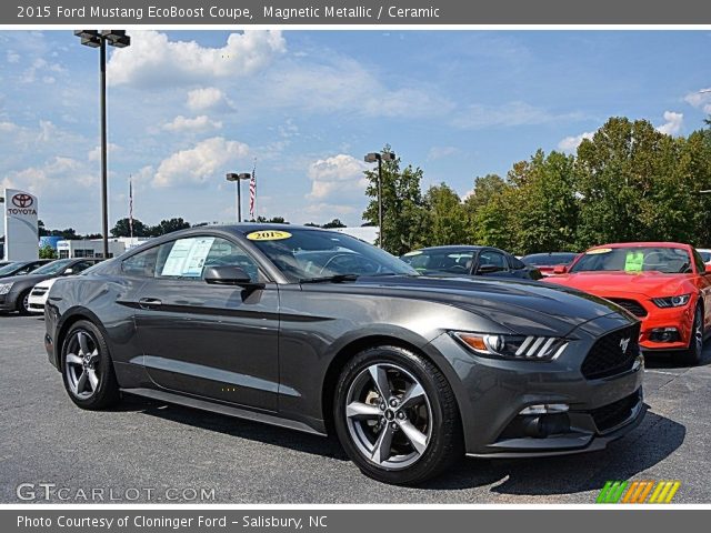 2015 Ford Mustang EcoBoost Coupe in Magnetic Metallic