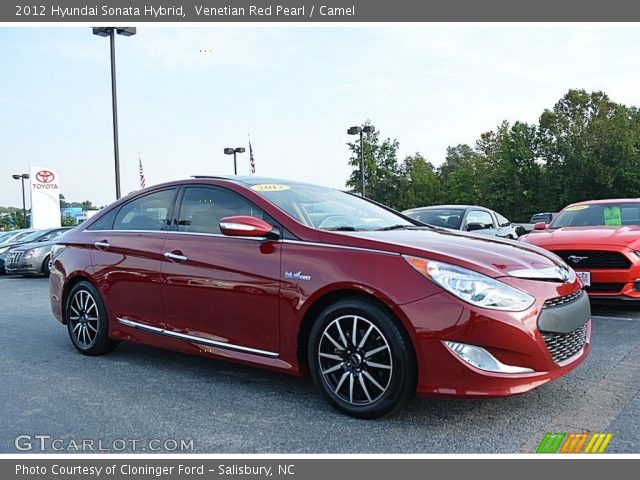 2012 Hyundai Sonata Hybrid in Venetian Red Pearl