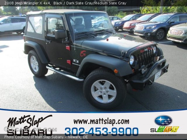 2008 Jeep Wrangler X 4x4 in Black