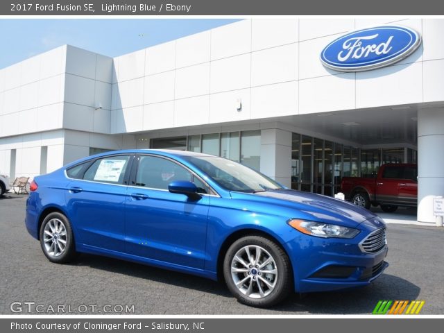2017 Ford Fusion SE in Lightning Blue
