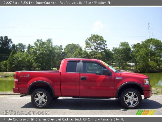 2007 Ford F150 FX4 SuperCab 4x4 in Redfire Metallic