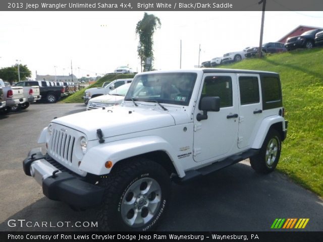 2013 Jeep Wrangler Unlimited Sahara 4x4 in Bright White