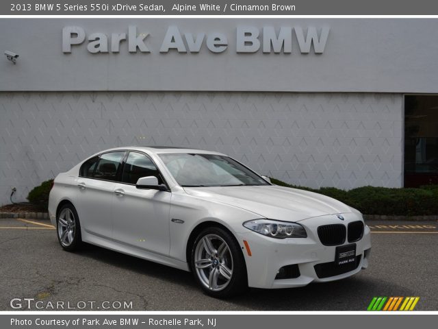 2013 BMW 5 Series 550i xDrive Sedan in Alpine White