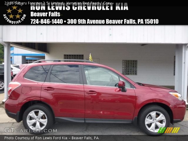2016 Subaru Forester 2.5i Limited in Venetian Red Pearl