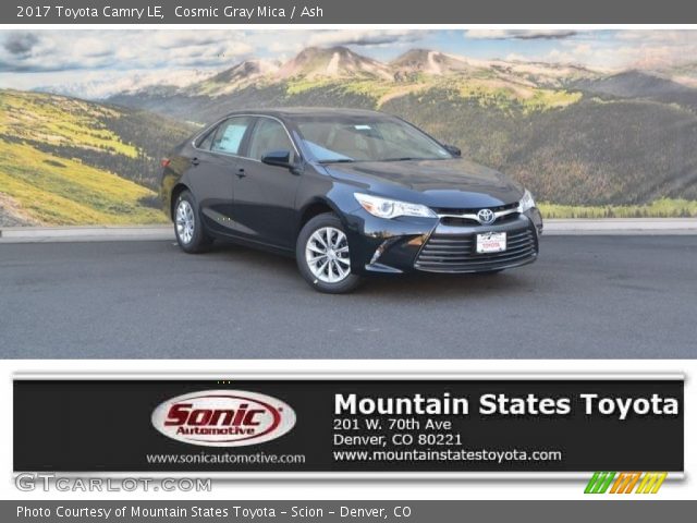 2017 Toyota Camry LE in Cosmic Gray Mica