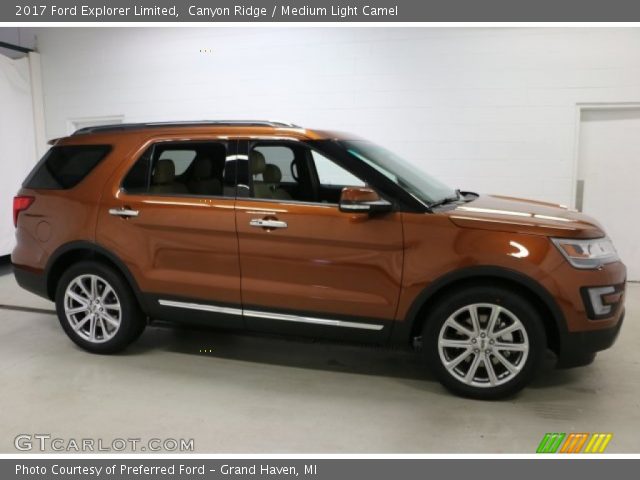 2017 Ford Explorer Limited in Canyon Ridge