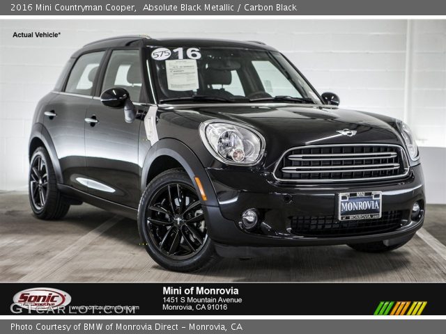 2016 Mini Countryman Cooper in Absolute Black Metallic