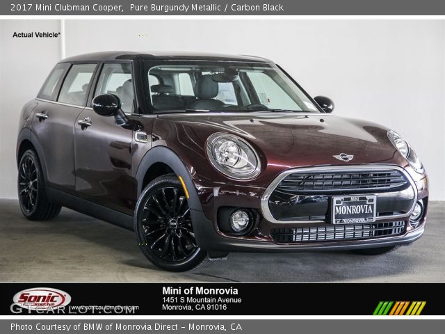2017 Mini Clubman Cooper in Pure Burgundy Metallic