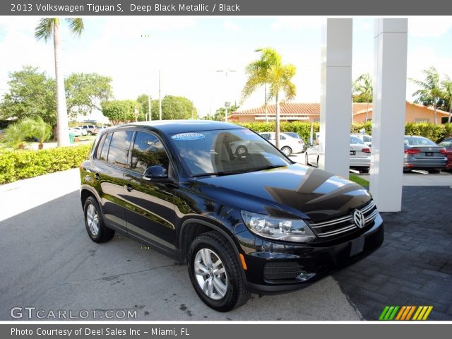 2013 Volkswagen Tiguan S in Deep Black Metallic