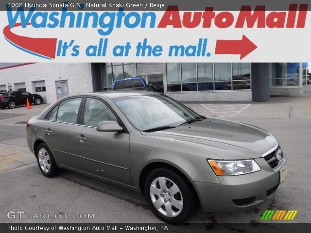 2008 Hyundai Sonata GLS in Natural Khaki Green